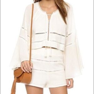 Free People Mi Corazon Top and Short Set